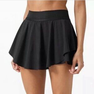 Lululemon Court Rival HR Skirt *Long BLK 0